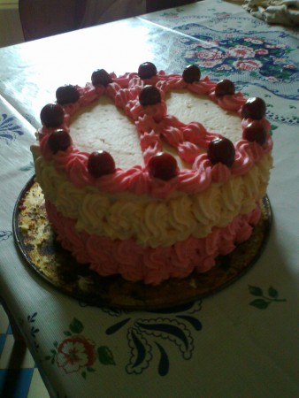 Rumos meggy torta